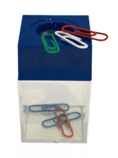 Gemkapocstartó, mágneses, átlátszó-kék