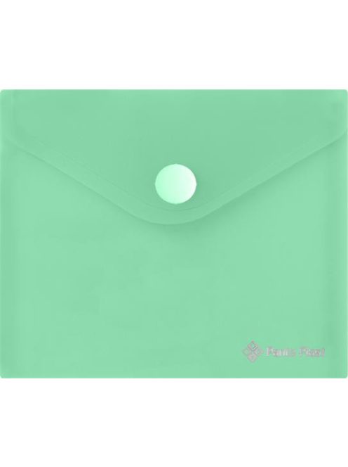PANTA PLAST Irattartó tasak, A6, PP, patentos, 160 mikron, PANTA PLAST, pasztellzöld