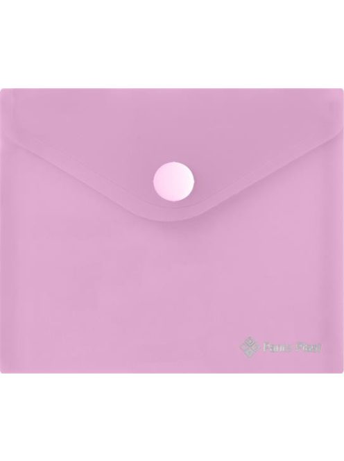 PANTA PLAST Irattartó tasak, A6, PP, patentos, 160 mikron, PANTA PLAST, pasztell rózsaszín