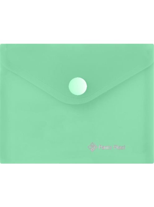 PANTA PLAST Irattartó tasak, A7, PP, patentos, 160 mikron, PANTA PLAST, pasztellzöld