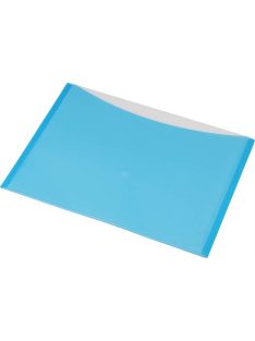   PANTA PLAST Irattartó tasak, A4, PP, patentos, két zsebes, 200 mikron, PANTA PLAST, kék