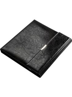   PANTA PLAST Konferencia mappa, A5, műbőr, PANTA PLAST "Optimus", fekete