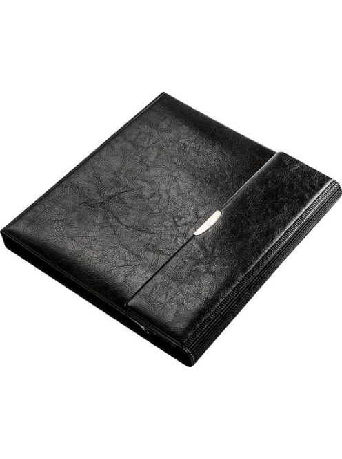 PANTA PLAST Konferencia mappa, A5, műbőr, PANTA PLAST "Optimus", fekete