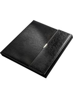   PANTA PLAST Konferencia mappa, A4, műbőr, PANTA PLAST "Optimus", fekete