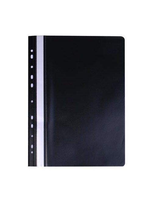 VICTORIA OFFICE Gyorsfűző, lefűzhető, PP, A4, VICTORIA OFFICE, fekete