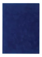 VICTORIA OFFICE Oklevéltartó, plüss, A4, VICTORIA OFFICE, kék