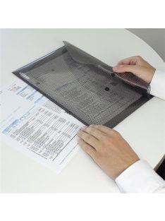   RAPESCO Irattartó tasak, A4+, PP, patentos, adatvédelmi, RAPESCO "Camouflage"