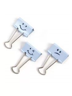   RAPESCO Bindercsipesz, 32 mm, "Fun", RAPESCO, világoskék
