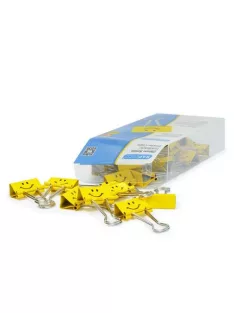   RAPESCO Bindercsipesz, 25 mm, RAPESCO, "Fun", sárga
