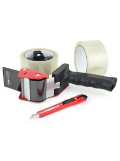   RAPESCO Csomagzáró gép, kézi, RAPESCO "960", 2 db csomagolószalaggal, 1 db késsel