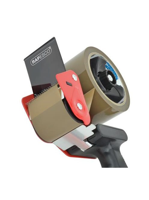 RAPESCO Csomagzáró gép, RAPESCO "Germ-Savvy® 960", 5 db barna csomagolószalaggal, 1 db késsel