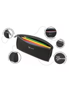 RAPESCO Tolltartó, cipzáras, antibakteriális, RAPESCO, fekete