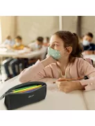 RAPESCO Tolltartó, cipzáras, antibakteriális, RAPESCO, fekete