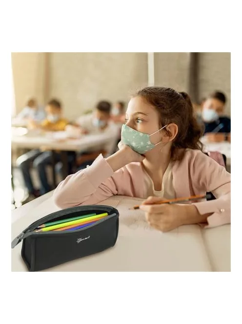 RAPESCO Tolltartó, cipzáras, antibakteriális, RAPESCO, fekete