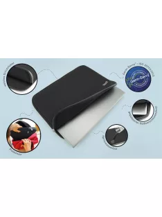   RAPESCO Notebook tok, 14", antibakteriális, RAPESCO, fekete