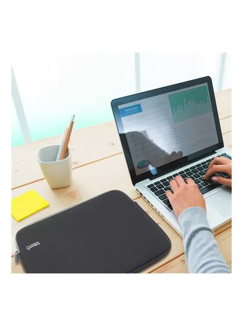 RAPESCO Notebook tok, 14", antibakteriális, RAPESCO, fekete