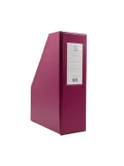 Iratpapucs 9cm, PVC lapraszerelt Bluering®, bordó