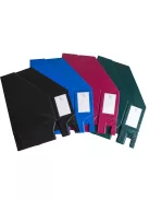 Iratpapucs 9cm, PVC lapraszerelt Bluering®, fekete