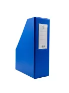 Iratpapucs 9cm, PVC lapraszerelt Bluering®, kék