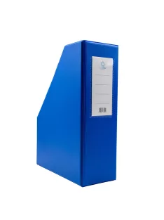 Iratpapucs 9cm, PVC lapraszerelt Bluering®, kék