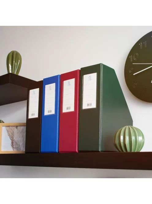 Iratpapucs 9cm, PVC lapraszerelt Bluering®, kék