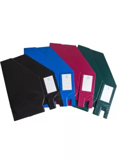 Iratpapucs 9cm, PVC lapraszerelt Bluering®, zöld