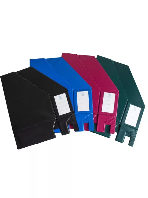 Iratpapucs 9cm, PVC lapraszerelt Bluering®, zöld