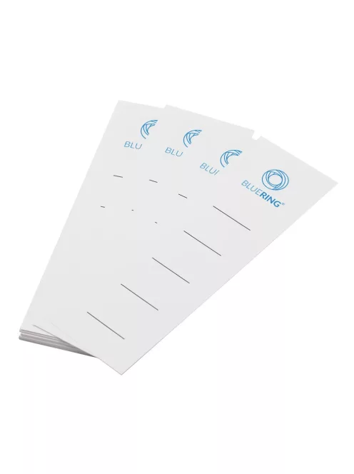 Iratrendező cserecímke 7cm, Iratrendezőhöz 50 db/csom Bluering®