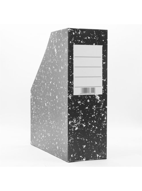 Iratpapucs 9cm, karton, Bluering® márvány-mákos fekete