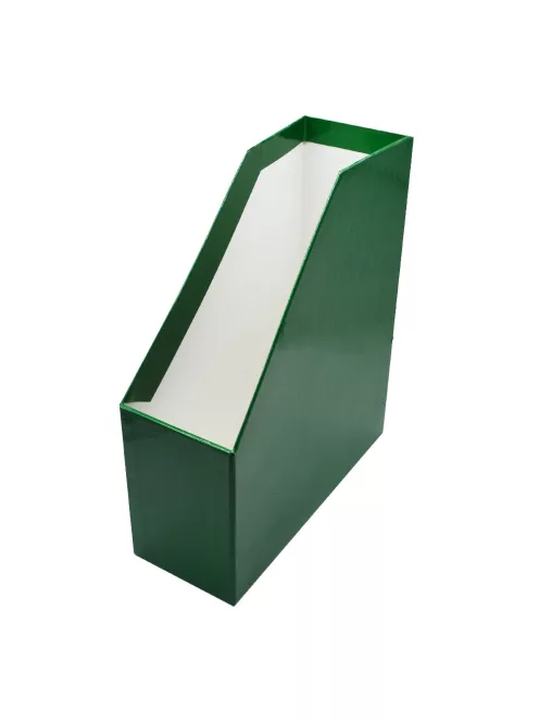 Iratpapucs 9cm, karton, lakkozott Bluering® zöld