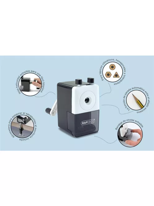 RAPESCO Hegyező, egylyukú, asztali, RAPESCO, "64"