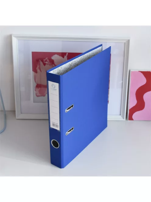 Iratrendező A4, 5cm,lapraszerelt, Bluering® Smart kék