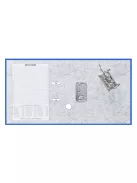 Iratrendező A4, 5cm,lapraszerelt, Bluering® Smart kék