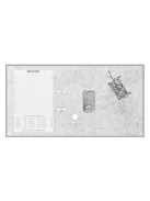 Iratrendező A4, 5cm,lapraszerelt, Bluering® Smart szürke