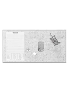 Iratrendező A4, 5cm,lapraszerelt, Bluering® Smart szürke