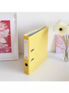 Iratrendező A4, 5cm,lapraszerelt, Bluering® Smart sárga