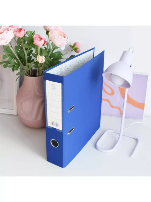 Iratrendező A4, 7,5cm,lapraszerelt, Bluering® Smart kék