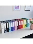 Iratrendező A4, 7,5cm,lapraszerelt, Bluering® Smart szürke