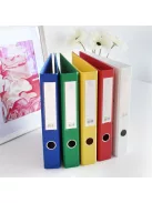 Iratrendező A4, 5cm, két oldalt PP borítás, Bluering® Premium fehér