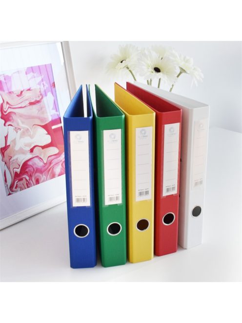 Iratrendező A4, 5cm, két oldalt PP borítás,lapraszerelt, Bluering® Premium kék