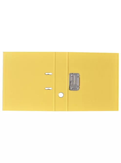 Iratrendező A4, 7,5cm, két oldalt PP borítás,lapraszerelt, Bluering® Premium sárga