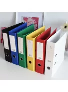 Iratrendező A4, 7,5cm, két oldalt PP borítás,lapraszerelt, Bluering® Premium sárga