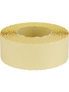 Árazószalag, 22x12 mm, citrom