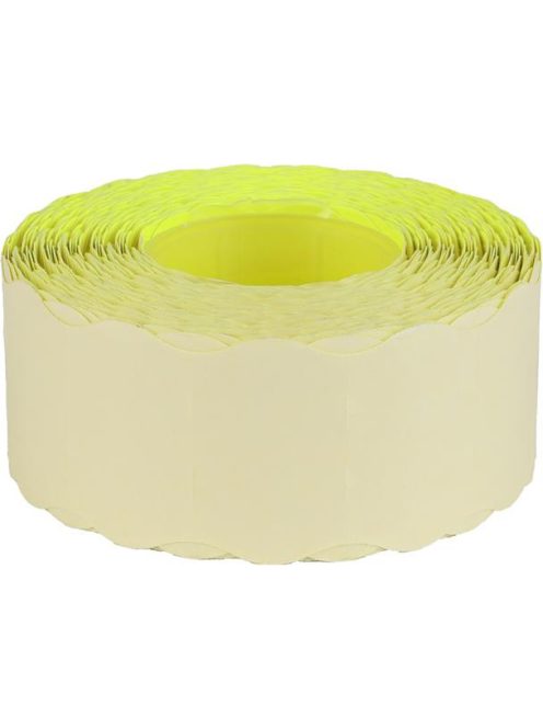 Árazószalag, 25x16 FLUO citrom