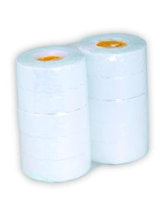 Árazószalag, 25x12 mm, fehér