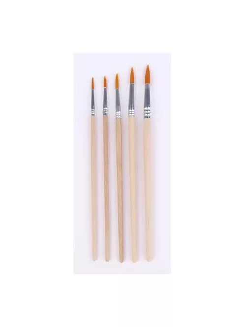 COOL BY VICTORIA Ecsetkészlet, no. 2-4-6-8-10, fa, COOL BY VICTORIA, natúr fanyelű