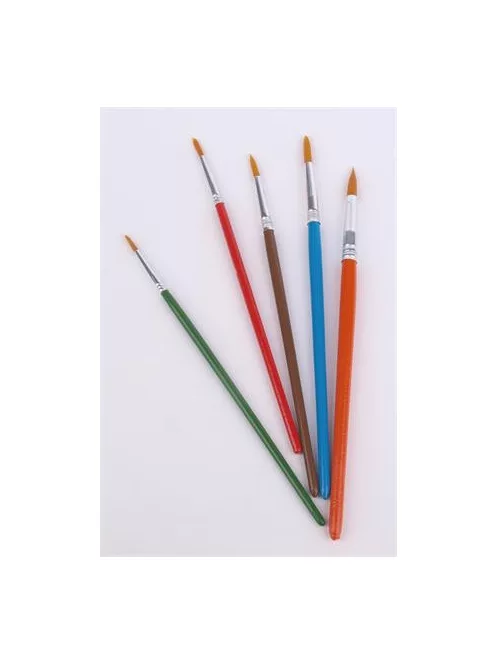 COOL BY VICTORIA Ecsetkészlet, no. 2-4-6-8-10, fa, COOL BY VICTORIA, festett nyelű