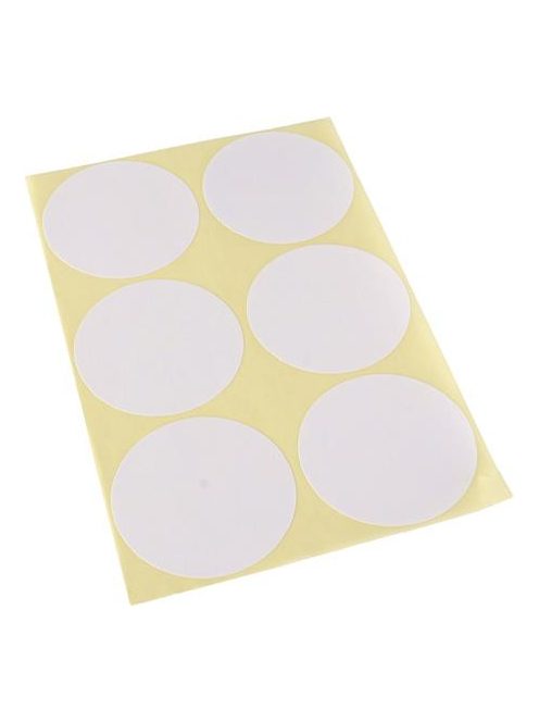 Etikett, köralakú, 50 mm átmérő, 60 etikett/csomag