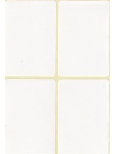 Etikett, 38x56 mm, 60 etikett/csomag