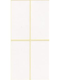 Etikett, 40x80 mm, 60 etikett/csomag